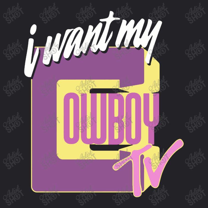 I Want My Cowboy Tv Youth Tee by Monica Store | Artistshot