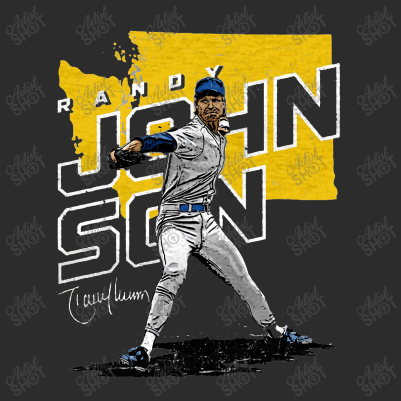 Randy Johnson Player Map Cropped Hoodie by kr205 | Artistshot