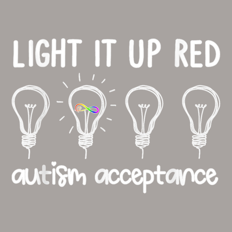 Wear Red Instead Autism Acceptance In April 2022 T Shirt Racerback Tank by James William | Artistshot