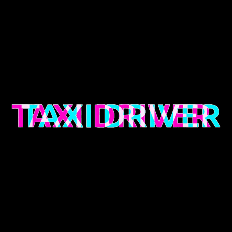 Taxi Driver, Cool Job Edgy Glitch Aesthetic Art T Shirt Cropped Sweater by James William | Artistshot