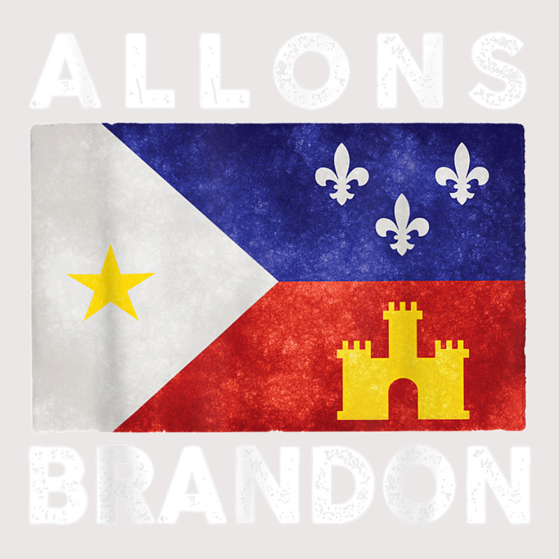 Allons Brandon Louisiana Acadiana Flag Lafayette T Shirt Pocket T-shirt | Artistshot