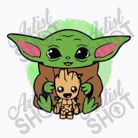 Baby Yoda And Wood T-shirt | Artistshot