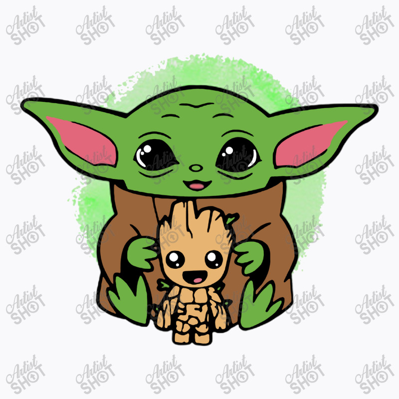 Baby Yoda And Wood T-shirt | Artistshot