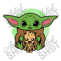 Baby Yoda And Wood 3/4 Sleeve Shirt | Artistshot