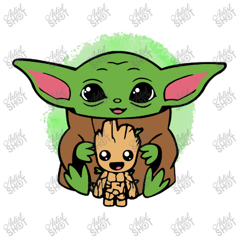 Baby Yoda And Wood 3/4 Sleeve Shirt | Artistshot