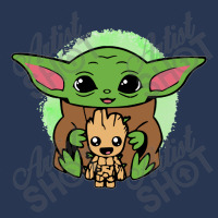 Baby Yoda And Wood Men Denim Jacket | Artistshot