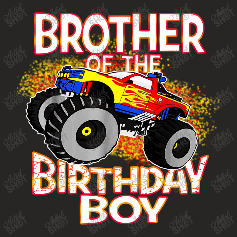 Truck Birthday Boy Ladies Fitted T-Shirt by Alitaz | Artistshot