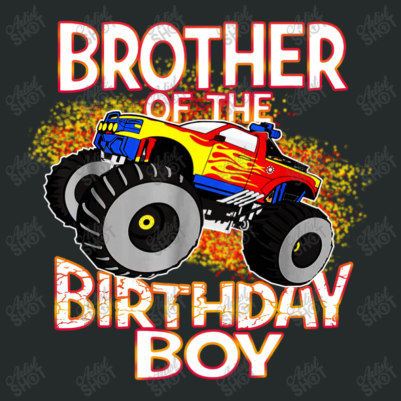 Truck Birthday Boy Women's Triblend Scoop T-shirt by Alitaz | Artistshot