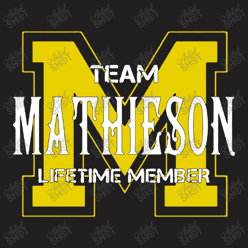 Team Mathieson T-shirt | Artistshot