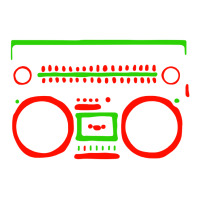 Tribe Boombox Sticker | Artistshot