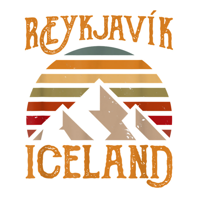 Retro Sun Reykjavik Iceland T Shirt Crop Top by paisleafuscaldo | Artistshot