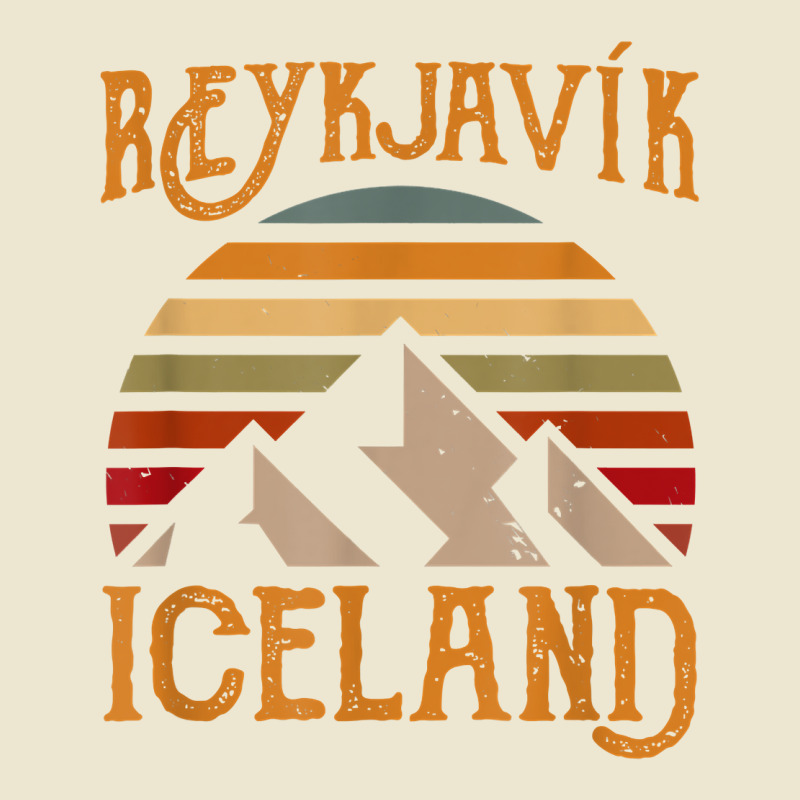 Retro Sun Reykjavik Iceland T Shirt Cropped Hoodie by paisleafuscaldo | Artistshot