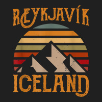 Retro Sun Reykjavik Iceland T Shirt Ladies Polo Shirt | Artistshot