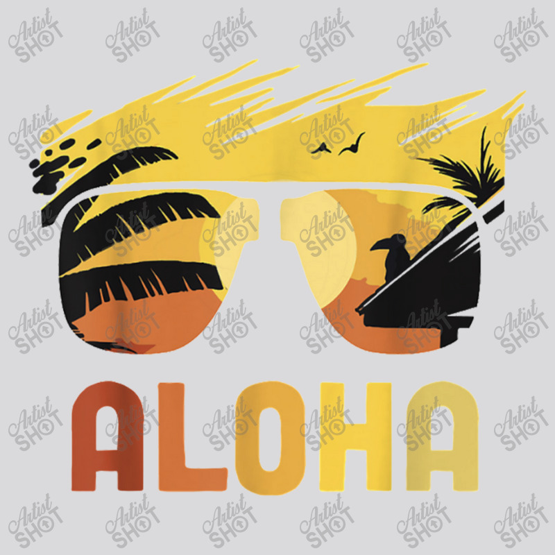 Aloha Hawaii Hawaiian Island Sunglasses Palm Funny Hawaiian Women's Triblend Scoop T-shirt by michaelnaher | Artistshot