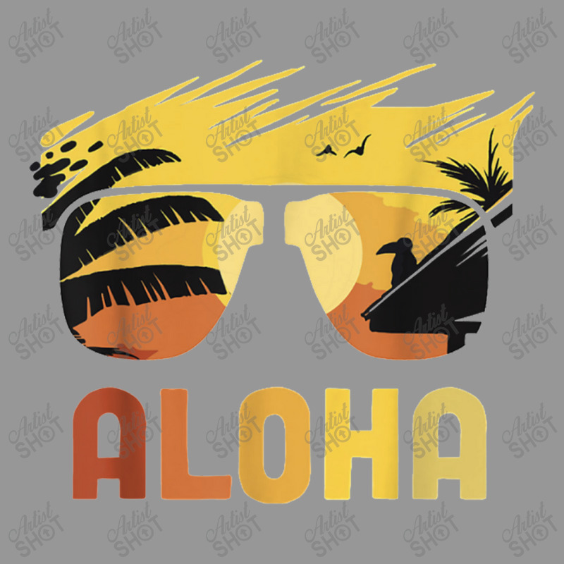 Aloha Hawaii Hawaiian Island Sunglasses Palm Funny Hawaiian Women's V-Neck T-Shirt by michaelnaher | Artistshot