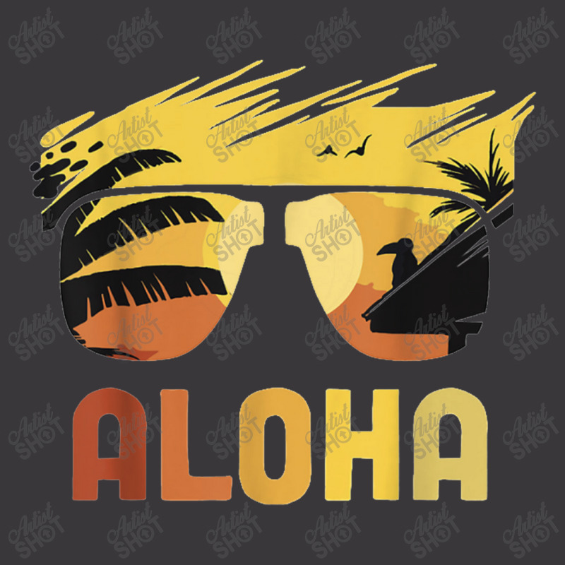 Aloha Hawaii Hawaiian Island Sunglasses Palm Funny Hawaiian Ladies Curvy T-Shirt by michaelnaher | Artistshot