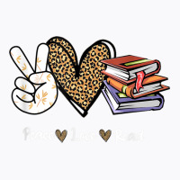 Peace Love Read Books Book Lover Teen Girls Reading Teacher T Shirt T-shirt | Artistshot