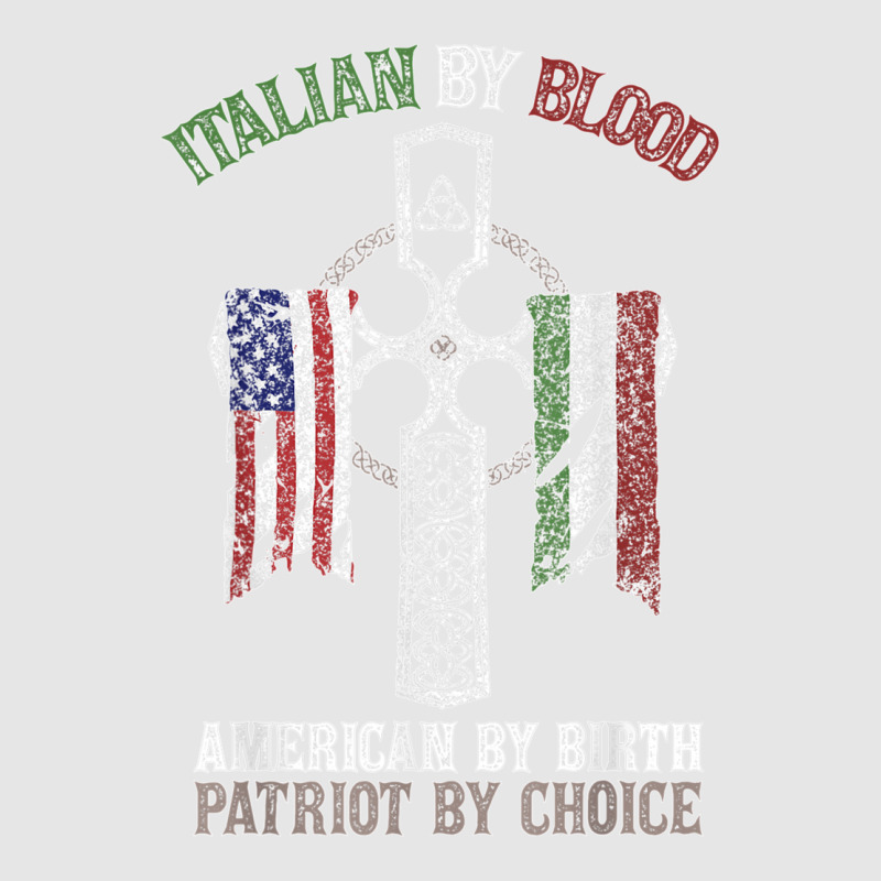 Italian By Blood American By Birth Patriot By Choice T Shirt Full-length Apron | Artistshot