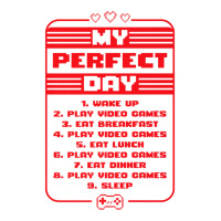 My Perfect Day Wake Up Play Video Games Repeat Retro Gamer Premium T S 3/4 Sleeve Shirt | Artistshot