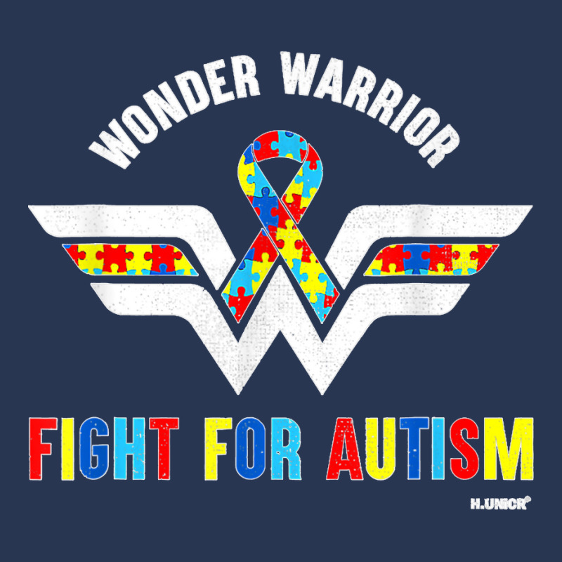 Wonder Warrior Fight For Autistic Autism Awareness Mom Women T Shirt Men Denim Jacket | Artistshot