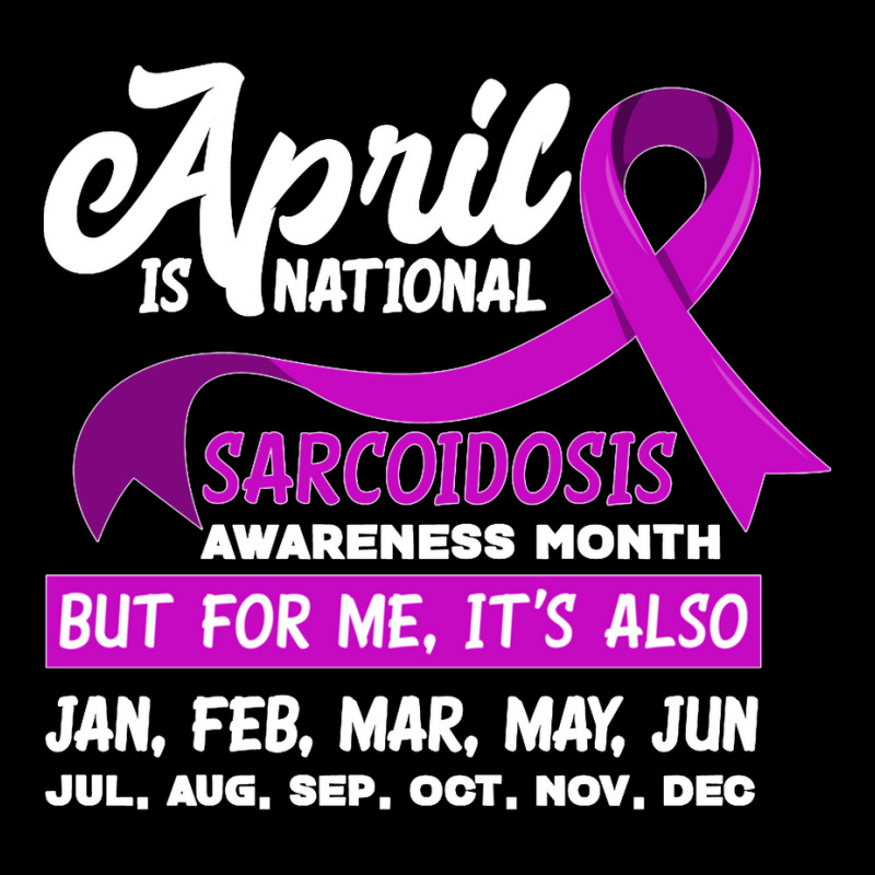 April Is National Sarcoidosis Awareness Month Sarcoidosis Long Sleeve  Lightweight Hoodie | Artistshot