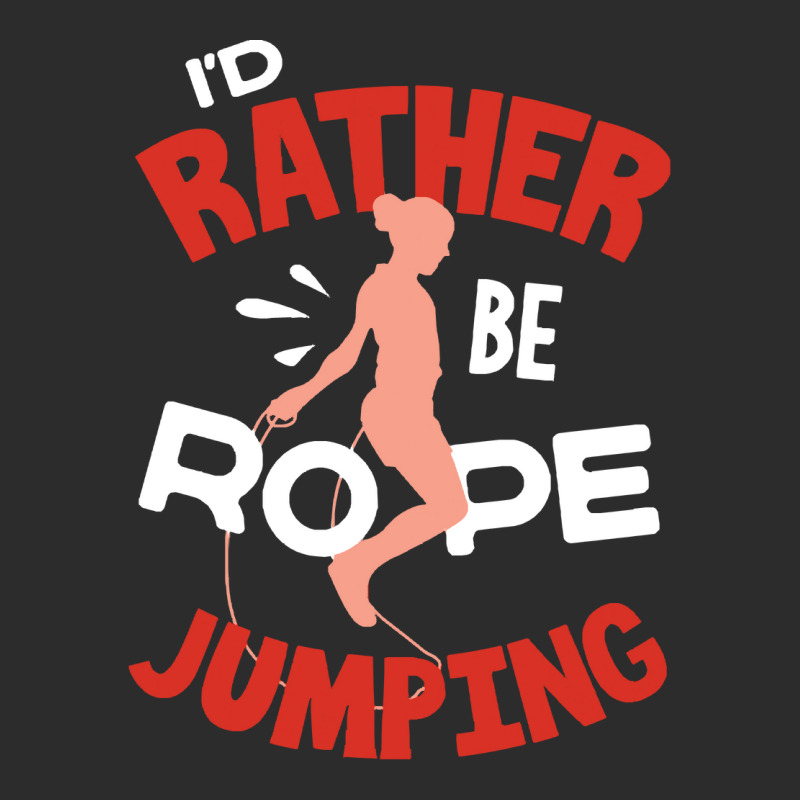 Rope T  Shirt Jump Rope Skipping Rope Jumping Id Rather Be Rope Jumpin Exclusive T-shirt | Artistshot