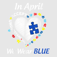 Autism Rainbow In April We Wear Blue Autism Awareness Month T Shirt Unisex Jogger | Artistshot