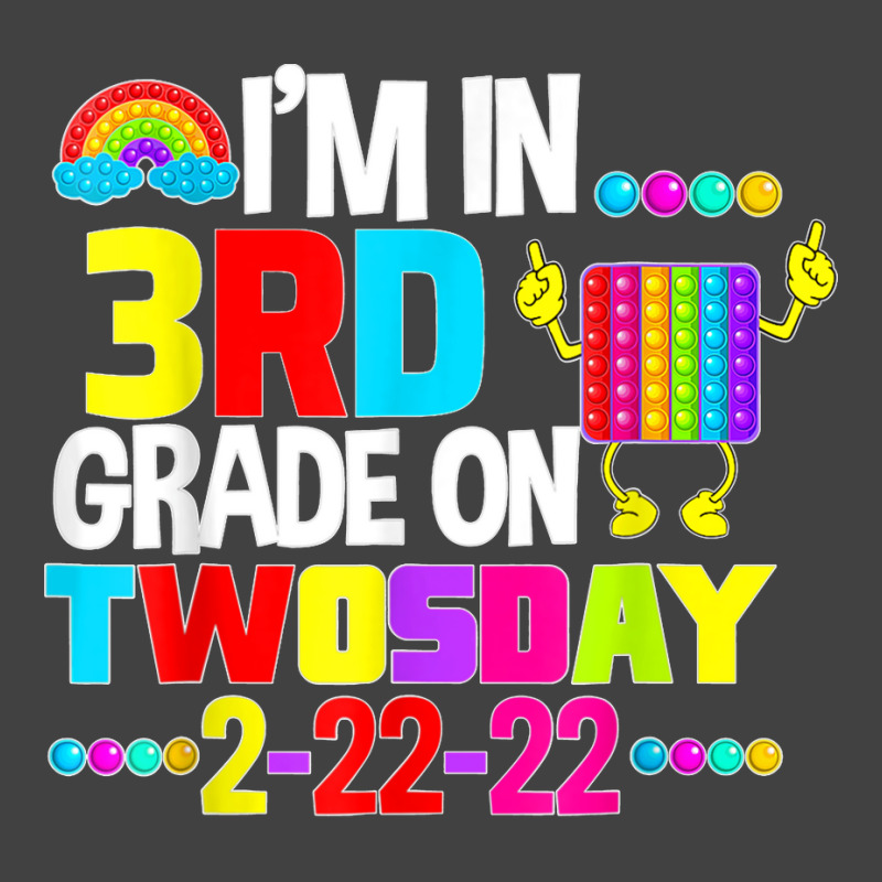 Funny I'm In 3rd Second Grade On Twosday February 22nd 2022 T Shirt Vintage T-shirt | Artistshot