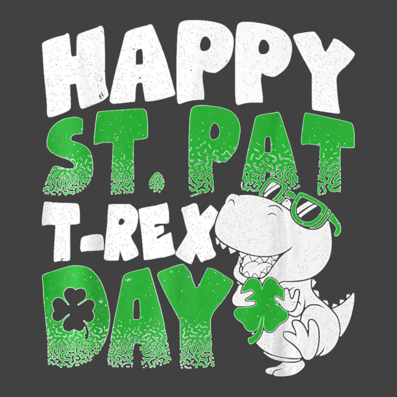 Happy St Pat Trex Day Funny Dino T Rex St Patricks Day Boys T Shirt Vintage T-shirt | Artistshot