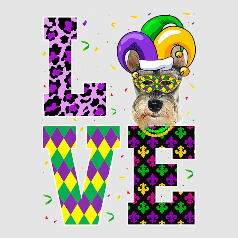 I Love Mardi Gras Festival Party Lover Funny Schnauzer Dog Premium T S Exclusive T-shirt | Artistshot