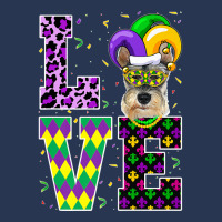 I Love Mardi Gras Festival Party Lover Funny Schnauzer Dog Premium T S Men Denim Jacket | Artistshot