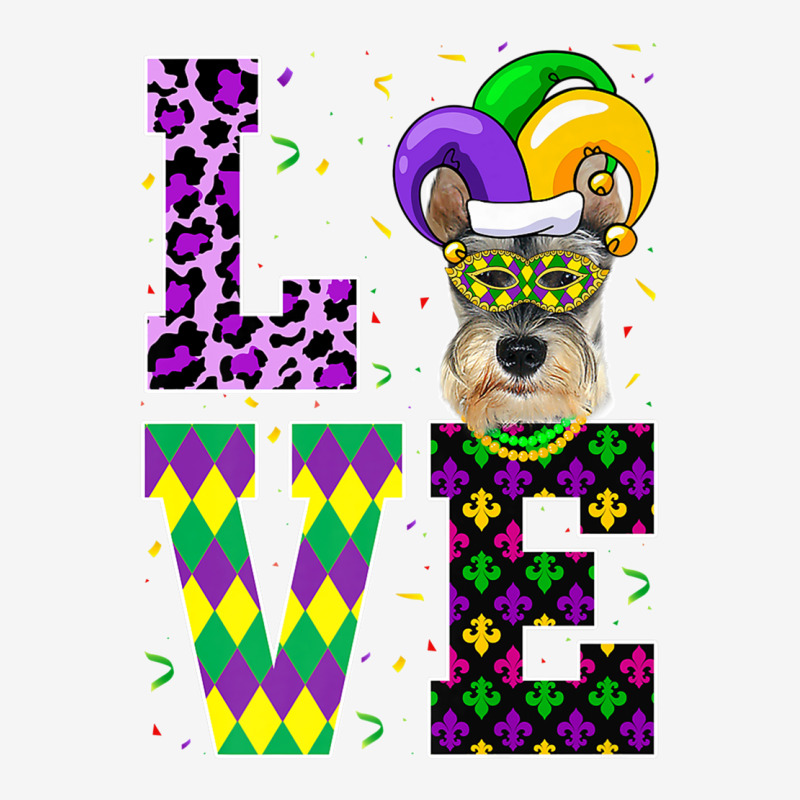 I Love Mardi Gras Festival Party Lover Funny Schnauzer Dog Premium T S Classic T-shirt | Artistshot