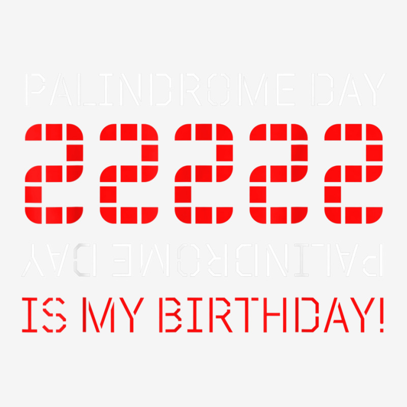 Palindrome Day 22222 Is My Birthday February 22 2022 Twosday T Shirt Fanny Pack | Artistshot