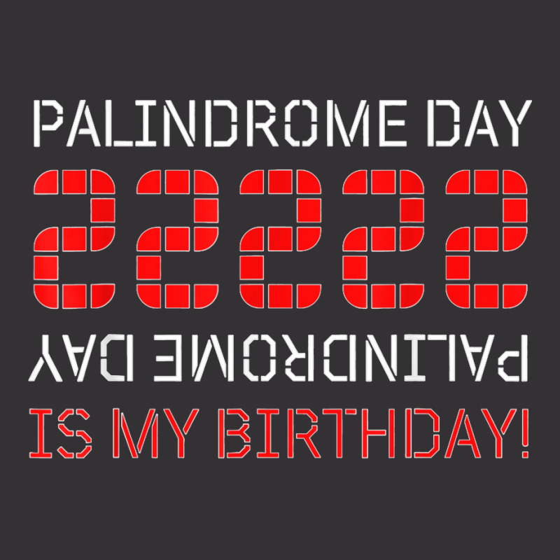 Palindrome Day 22222 Is My Birthday February 22 2022 Twosday T Shirt Vintage Hoodie And Short Set | Artistshot