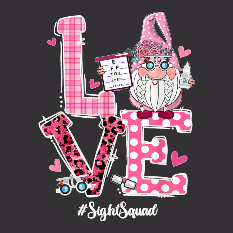 Sight Squad Valentines Day Funny Gnome Optometrist Optometry T Shirt Vintage Short | Artistshot