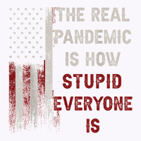 The Real Pandemic Is How Stupid Everyone Is 1776 Vintage T Shirt Tank Top | Artistshot