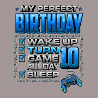 Wake Up Turn 10 Game All Day Shirt Gamer 10th Birthday Party T Shirt Vintage Short | Artistshot