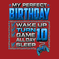 Wake Up Turn 10 Game All Day Shirt Gamer 10th Birthday Party T Shirt Waist Apron | Artistshot