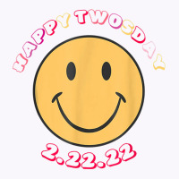 Happy Twosday Tuesday February 22nd 2022 Retro Smiley Face T Shirt Tank Top | Artistshot