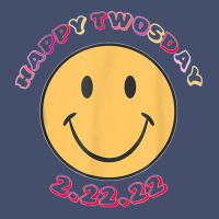 Happy Twosday Tuesday February 22nd 2022 Retro Smiley Face T Shirt Vintage Short | Artistshot