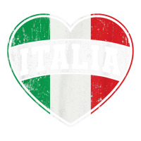 Italy Italia Italian Flag Heart Retro Vintage Design T Shirt 3/4 Sleeve Shirt | Artistshot