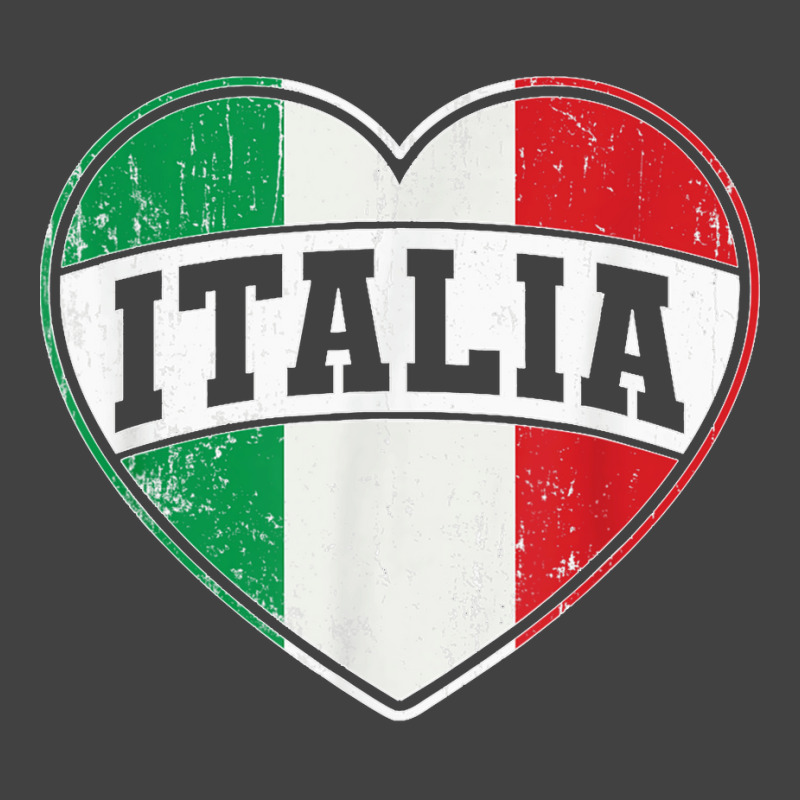 Italy Italia Italian Flag Heart Retro Vintage Design T Shirt Vintage T-shirt | Artistshot