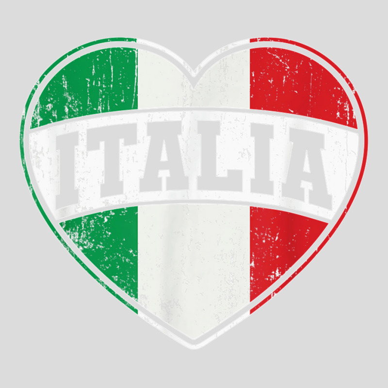 Italy Italia Italian Flag Heart Retro Vintage Design T Shirt Men's Polo Shirt | Artistshot