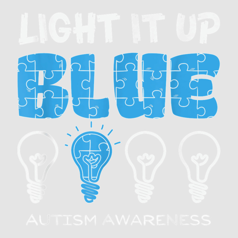 Light It Up Blue Autism Awareness April Mom Dad Kids Puzzle T Shirt Exclusive T-shirt | Artistshot