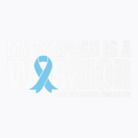 My Stepdad Is A Warrior Prostate Cancer Awareness Premium T Shirt T-shirt | Artistshot