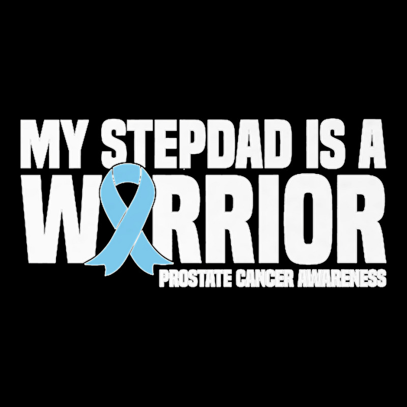 My Stepdad Is A Warrior Prostate Cancer Awareness Premium T Shirt Men's Long Sleeve Pajama Set | Artistshot