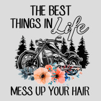 The Best Things In Life Mess Up Your Hair Motorcycles T Shirt Men's Polo Shirt | Artistshot