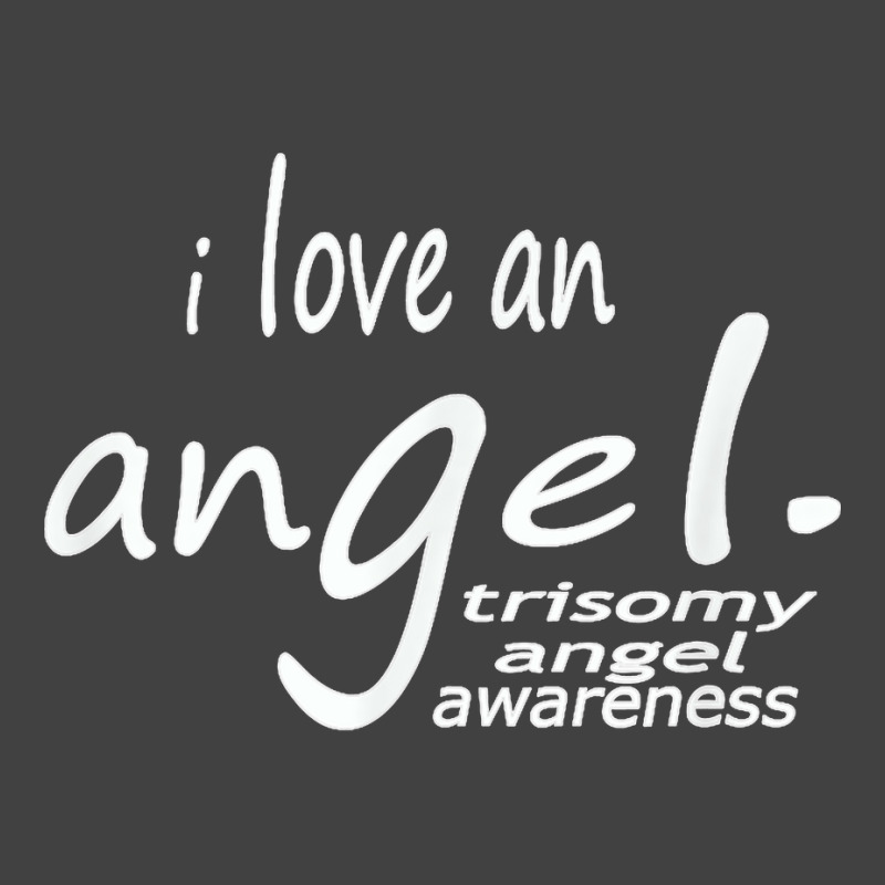 Trisomy Angel Awareness , Funny Support Of Family T Shirt Vintage T-shirt | Artistshot