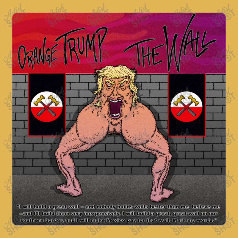 Orange Trump - The Wall Kids T-shirt Vintage Hoodie And Short Set | Artistshot