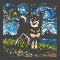 Shiba Inu T  Shirt Black And Tan Shiba Inu Night T  Shirt Vintage T-shirt | Artistshot